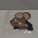 EXPAWLORER Anti Slip Dog Socks to Prevent Licking Paws, Dog Shoes for Hot Pavement, Dog Booties for Small Medium Large Senior Dogs, Traction Control Boots & Paw Protectors for Hardwood Floors Coffee (Medium (4 Count))