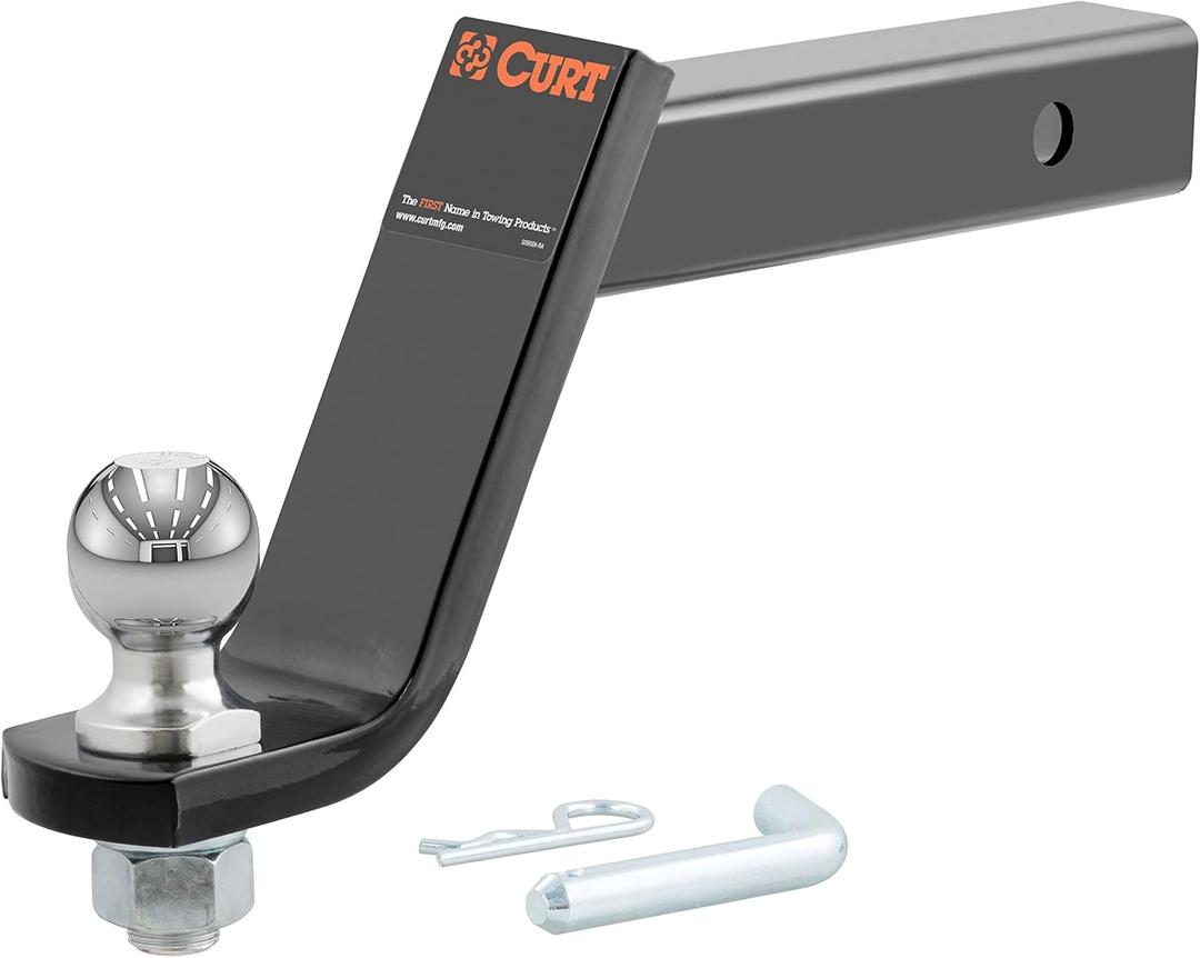 Loaded Ball Mount with 2" Ball (2" Shank, 7,500 lbs., 6" Drop)