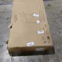 Marsail Glass Standing Desk with Drawer, 48 x 24 inch Electric Standing Desk, Height Adjustable Desk with One-Piece Tabletop & USB Charging Ports, Sit Stand Desk with Storage for Home & Office White