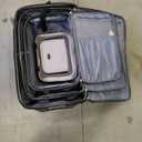 U.S. Traveler New Yorker Lightweight Softside Expandable Travel Rolling Luggage, Gray, 4-Piece Set (15/21/25/29)