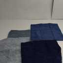 MIULEE Blue Decorative Pillow Covers 18x18 Inch Set of 4 Boho Western Farmhouse Home Decor Couch Throw Pillows Summer Coastal Corduroy Pillowcases Industrial for Sofa Living Room Bed