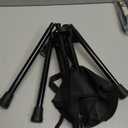 Cane with Seat Foldable Lightweight Walking Cane with LED Light Adjustable Walking Stick for Seniors