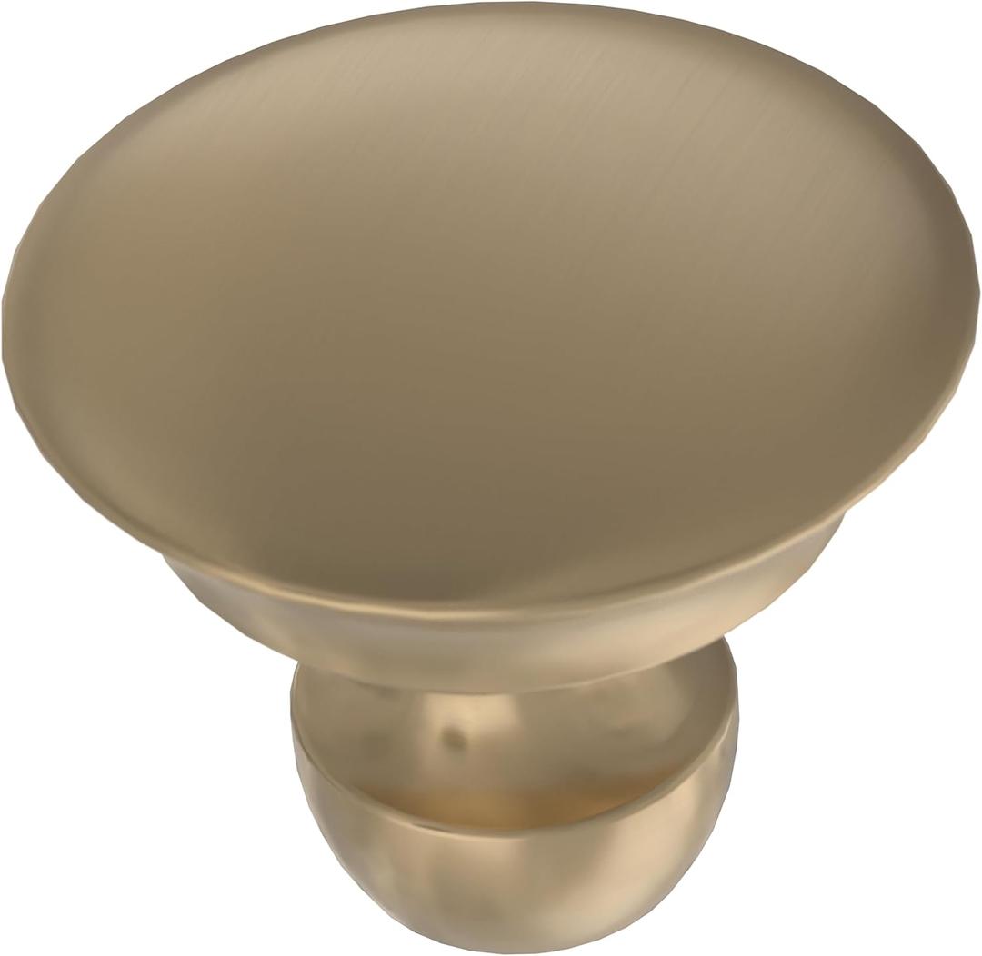Franklin Brass Medici (9-Pack) Cabinet Knobs | Champagne Bronze Handles for Dresser Furniture Drawers/Kitchen/Door/Bathroom | 1-3/16" P42957C-CZ-B
