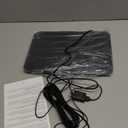 TV Antenna Indoor, Digital Amplified Indoor HDTV Antenna, 1080p VHF UHF Television Local Channels Detachable Signal Amplifier and 16.5ft Long Coax Cable (Black)