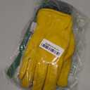 toolant Leather Winter Work Gloves for Men, 100% Grain Cowhide with Warm Thinsulate Lining, Water & Abrasion Resistance (Medium)