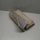 COSY HOMEER Stair Landing Rug Non-Slip 20"x32" Stair Treads for Wooden Steps,Washable Peel and Stick Stair Treads Matching Mats,Pet Friendly Soft Reusable Stair Landing Mat for Kids and Elders,Beige