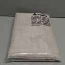 Linen Tablecloth for Rectangle Table, Farmhouse Style Neutral Tablecloth, Water Resistant Burlap Tablecloths for Dining Table Farmhouse Kitchen, 52x70 Inch Natural