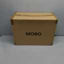 Mobo Heavy Duty Elongated Toilet Seat Riser, Easy to Install - 3.5" Lift - 300 lbs Capacity, Premium Padded Support Handles