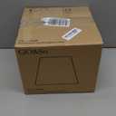 GOSO 9" Small White Lamp Shades for Table Lamps Set of 2 Bell,5"*9"6.4" (Spider) Modern Wall Lamp Shade Linen Replacement for Bedroom,Scalloped Lampshade Fabric-No Assembly Required