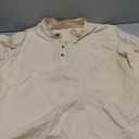 NITAGUT Men Henley Neck Long Sleeve Daily Look Linen Shirts Size XL