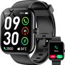 Smart Watch with Alexa Built-in, 1.83" HD Fitness Tracker with Bluetooth Calls/Messages, IP68 Waterproof, 120+ Sports Modes, 24/7 Heart Rate/Sleep Smartwatch Compatible with iOS/Android (Pink)
