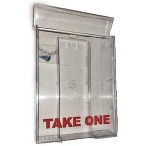 Clear Snap Shut Brochure Box Clear Flyer Box Clear Literature Holder Brochure Box Box Brochure Holder Flyer Box Transparent Outdoor "Realtor Style" Info Box Real Estate Realtor Supplies