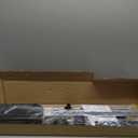 Pull Down Closet Rod, 60 lbs Load Capacity, Stainless Steel Adjustable 35-46.5 inches Soft-Close Wardrobe Lift Rail Organizer for Hanging Clothes, Two-way Buffering Side & Back Mounted Closet Rod, Black