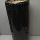 Oriental Furniture 24" Solid Black Porcelain Umbrella Stand