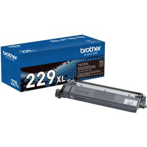 Brother Genuine TN229XLBK Black High Yield Printer Toner Cartridge - Print up to 3,000 Pages(1)