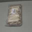 50 Pieces Travel Jewelry Bags, Clear Jewelry Pouch Bag with Zipper, Portable Velvet Earring Storage Necklace Organizer for Women Gift, Rings, Bracelets, Beige