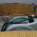Retractable Garden Hose Reel – 1/2 in x 50 ft, Wall Mounted, 180° Swivel, Auto-Rewind, Anti-Kink, Heavy Duty PVC, 8-design Spray Nozzle – Outdoor Watering, Car Washing, Pet Bathing, 15 Meters