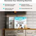 Uproot Clean Washing Machine Cleaner Tablets - 24 Pack for a 12 Month Supply. Formulated for Pet Owners. Compatible with HE, Top & Front Load. Easily Removes Residue, Grime, and Odors. Septic Safe.