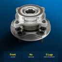 PHILTOP 515202 2 x Front Wheel Bearings Hub Assembly Fit Toyota Tundra
for 2007-2021 Toyota Tundra 4WD, 2008-2018 Toyota Sequoia 4WD Wheel Hub Bearings 5 Lugs
