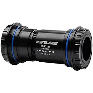 BB30 Threaded-Together Ceramic Bearing Press Fit BB Bottom Bracket for 24mm (Compatible with Shimano) or 22/24mm (SRAM GXP) Crank Spindle