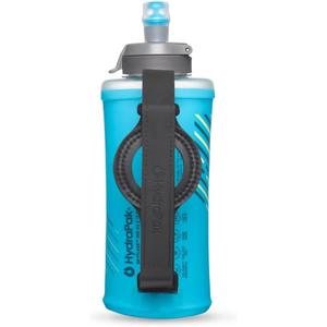 HydraPak SkyFlask Speed - Collapsible Handheld Running Water Bottle (500ml) - Adjustable Strap, Lightweight, Spill-Proof Cap