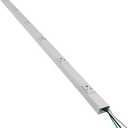 Legrand Wiremold WH20GB306TR Plugmold 2000 Series 3 Foot Hardwired Power Strip with 6 Tamper Resistant Outlets, White