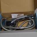 Cobbe High Pressure 9 Functions Shower Head with handheld - Luxury Modern Look, Built-in Power Spray to Clean Corner, Tub and Pets, Stainless Steel Hose Adjustable Bracket, Brushed Nickel