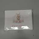 FYSUIMU 50 Pack Easter Thank You Cards Boxed Pink Floral Bunny Greeting Cards Rabbit Flower Blank Note Card with Envelopes Stickers for Spring Birthday Baby Shower Party Supplies