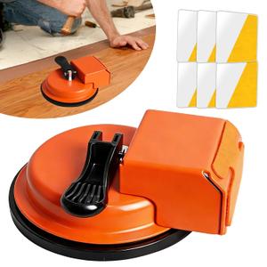 Floor Gap Fixer Tool with Vacuum Suction Cup & 6 PCS Sticky Pads, Heavy Duty Plank Grabber for Laminate Vinyl Flooring Gap Repair, Wood Flooring Installation Kit for Filling Floor Gaps
