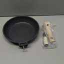 CAROTE Nonstick Frying Pan Skillet,Non Stick Granite Fry Pan Egg Pan Omelet Pans, Stone Cookware Chef's Pan, PFOA Free,Induction Compatible(Classic Granite, 8-Inch) (Black)