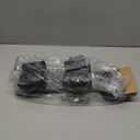 Plug in Track Lighting LED, Track Lighting Fixtures Ceiling, Black 4-Light Kitchen Light Kit, Plug in Wall Light with 14.8ft Power Cord, Rotatable Ceiling Spotlight for Bedroom(GU10 Socket, NO Bulb)