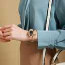 Gosasa Snake Bracelet Watch for Women, Elegant Bangle Wrist Watch with Flexible Wrap Strap Design, Fashion Jewelry Style Quartz Watch, Adjustable Cuff Watch for Dress & Gift