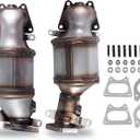 Manifold Catalytic Converter Front Replaces LH 674-850 RH 674-849 Compatible with Acura MDX Honda Accord Pilot Odyssey 2003-2009 Direct Replacement