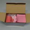 Gueevin 240 Pack Valentines Day Mini Envelopes with Blank Heart Shaped Business Cards 2.9x4.3 Inch Red Pink Small Enclosure Card for Valentines Day and Anniversary