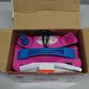 IDAODAN Electric Balloon Pump, Portable Electric Balloon Blower Machine Balloon Air Pump Dual Nozzle Rose Red 110V 600W Balloon Inflator for Party Decorations