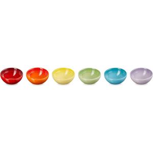 Le Creuset Set Of 6, Vancouver Pinch Bowls, 2 Oz Multi