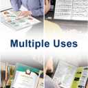 Portfolio Folder for Artwork Art Portfolio Binder 2 Packs 11"x17" Demo Book Black Portfolio Folder with Protective Film Binder with Plastic Sleeve 30 Pockets 60 Page Capacity