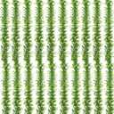 Dolicer 10 Packs Eucalyptus Garland, 60FT Faux Eucalyptus Greenery Garland, Artificial Eucalyptus Leaves Vine, Fake Hanging Eucalyptus Garlands Wedding Backdrop Arch Wall Table Party Decor (Green)