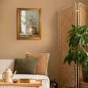 BRUZYIYE Gold Framed Wall Art Vintage Green Olive Tree Neutral Botanical Canvas Prints Rustic Plant Paintings Wall Decor Farmhouse Decor Pictures for Living Room Bathroom Bedroom 16x24inch