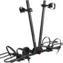 Young Hitch Mounted 2-Bike Rack with Two Posts for Standard, Mountain, Fat Tire Bikes, fit Car, SUV, Van, RV, Trailer, 200 lbs. Capacity