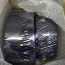 Joyido 102PCS Blue Plastic Plates - Royal Gold Disposable Plates - Clear Blue Party Plate - Heavyweight Disposable Plate with Gold Rim - Fancy Dinner & Dessert Plates for 51 Guests Party Wedding