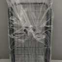 DWVO Folding Shopping Cart with Wheels, Rolling Foldable Grocery Cart for Seniors, Portable Collapsible Utility Cart for Shopping Groceries Laundry Stair Climbing Storage (Medium 50L)