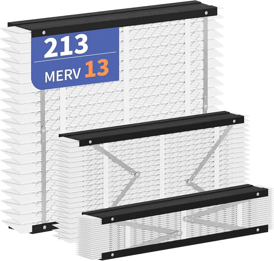 1-Pack 213 Filter Replacement Compatible with AprilAire 213 Whole House Air Purifiers Models,1210,1620,2210,2216,3210,4200,MERV 13 Furnace Filter Replacement,fit for 20x25x4 Furnace
