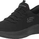 Skechers Women's Hands Free Slip-Ins Summits SR Food Service Shoe, BBK, 7.5 Wide