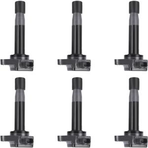 ITOM Ignition Coil Pack UF603 Compatible with Honda Accord 2008-2012, for Acura 2009-2012 RL 2009-2014 TL TSX 2012 Crosstour, for Odyssey 2008-2017 V6 3.5L Coil Packs, Replace 30520-R70-A01 Set of 6