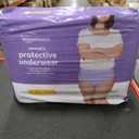 Amazon Basics Incontinence & Postpartum Underwear for Women with Bladder Leak Protection, Disposable, Maximum Absorbency, Lavender, Large 18 Count, 2 Packs