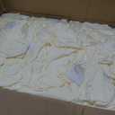 HAINARverS Stretch Spandex Folding Chair Covers 30PCS Universal Fitted Chair Cover Protector for Wedding,Party, Banquet, Holidays, Celebration, Decoration(Ivory, 30 PCS)