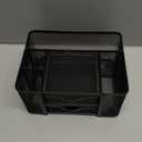 Marbrasse Mesh Desk Organizer, Pen Organizer with 2 Drawer, Multi-Functional Pencil Holder, Desk Organizers and Accessories with 5 Compartments + Drawer for Office Art Supplies (Black)