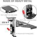 EG STARTS 1 Set Desk Mount for Sim Racing Wheel Stand Simulator Cockpit Wheel Stand Racing Steering Shifter Mount fit for Logitech G25 G27 G29 G920 G923 Thrustmaster T248 T300 T-GT TS-PC T500 T818