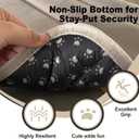 pobopobo Dog Crate Pad, Ultra Soft & Anti-Slip Kennel Mat, Secure Fit for Metal Crates & Dog Cages, Washable Cozy Bed for Small  Dogs Light Brown, S(23"*14"*1.5")